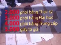 Những con số giật mình trong đường dây làm giấy tờ giả tại Hà Nội