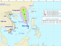 Áp thấp nhiệt đới mạnh lên thành bão số 1 trên Biển Đông