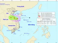 Hoàn lưu bão số 4 bắt đầu gây mưa gió cho các tỉnh Bắc miền Trung