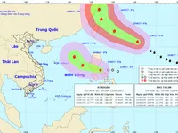 Bão TALIM tiến vào Trung Quốc, áp thấp nhiệt đới gần biển Đông