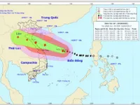 Bão số 10 đang mạnh lên, cách quần đảo Hoàng Sa khoảng 140km