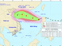 Bão số 11 đổi hướng và dự báo giật cấp 16