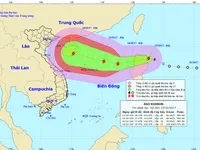 Áp thấp nhiệt đới đã mạnh lên thành bão Khanun