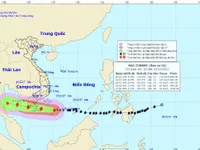 Bão Tembin giật cấp 14, cách Côn Đảo khoảng 330km về phía Tây