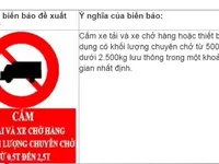 TP.HCM muốn có biển báo giao thông ngoài chuẩn