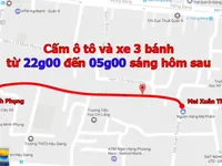 Cấm đỗ xe trên đường Hoàng Hoa Thám (TP.HCM)