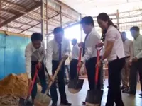 Hội người Việt tại Campuchia xây trường cho con em Việt kiều