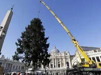 Cây thông mừng Giáng sinh ở Vatican cao 21m