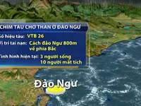 Chìm tàu chở than 4.700 tấn tại đảo Hòn Ngư