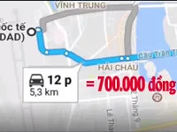 Du khách Hàn Quốc đi taxi ở Đà Nẵng bị thổi giá gấp 10 lần