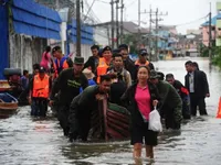 Lũ lụt hoành hành ở miền Nam Thái Lan