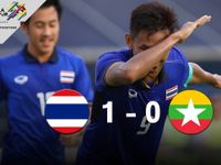 VIDEO SEA Games 29: Thắng nghẹt thở U22 Myanmar, U22 Thái Lan vào chung kết bóng đá nam