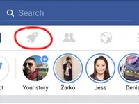 Giải mã nút ‘rocket’ mới trên ứng dụng Facebook