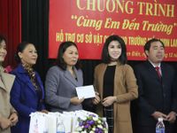 Quỹ Tấm lòng Việt hỗ trợ Trường mầm non Lam Điền 20 triệu đồng để cải thiện cơ sở vật chất