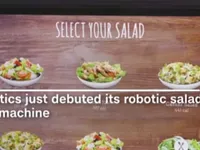 Robot có thể trộn salad