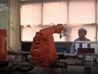 Robot thay thế nhân công trong các nhà máy