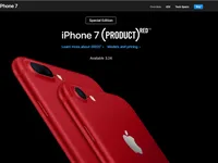 Apple bất ngờ trình làng iPhone 7 màu đỏ