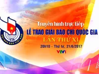 THTT Lễ trao Giải Báo chí Quốc gia lần thứ XI (20h10, VTV1)