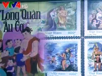 Ra mắt bộ tem 'Truyền thuyết Lạc Long Qu&acirc;n - &Acirc;u Cơ'