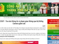 Đà Nẵng: Tra cứu lịch sử phương tiện vi phạm để phạt nguội