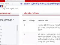 TP.HCM mở cổng tư vấn trực tuyến về  kỳ thi THPT quốc gia 2017