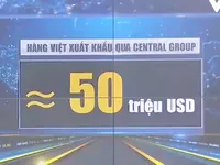 50 triệu USD hàng Việt xuất khẩu qua Central Group