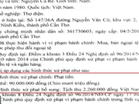 Bị phạt 90 triệu vì đổi 100 USD trong tiệm vàng ở Cần Thơ