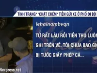 Tình trạng 'chặt chém' tiền gửi xe ở phố đi bộ tại Hà Nội