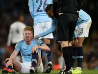 Man City lại nín thở, cầu chúc cho De Bruyne