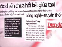 Cuộc chiến chưa hồi kết giữa taxi truyền thống - công nghệ