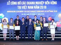 Công bố danh sách 100 Doanh nghiệp bền vững năm 2018