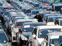 Hàn Quốc: 50.000 tài xế biểu tình phản đối taxi công nghệ