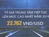 Tỷ giá trung tâm tiếp tục lên mức cao nhất năm 2018