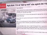 'Đại chiến' doanh nghiệp ô tô vì Nghị định 116