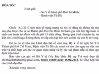 Bộ Y tế: khẩn trương xác minh danh tính, địa chỉ hai mẹ con tử vong vì tự sinh tại nhà