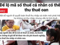 Để lộ mã số thuế thu nhập cá nhân có thể bị truy thu thuế oan