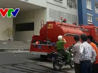 Vụ cháy chung cư tại TP. Hồ Chí Minh: Khói lửa bất ngờ bùng phát trở lại tại khu vực hầm để xe