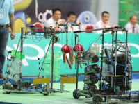 Robocon 2018: Giải đáp thắc mắc về việc robot trao nhận còn