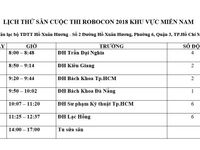 Vòng loại Robocon Việt Nam 2018 khu vực phía Nam sẵn sàng khởi tranh