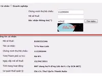 Cảnh báo việc lợi dụng mã số thuế cá nhân