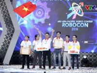 “Rồng bay” chỉ trong 22 giây, LH - ATM vô địch Robocon Việt Nam 2018