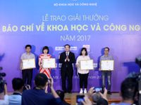 Giải thưởng Báo chí về Khoa học và Công nghệ 2017: VTV giành 1 giải Nhất, 1 giải Nhì