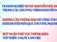 'Nới' quy định khuyến mãi phù hợp với xu hướng tiêu dùng