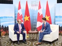 Thủ tướng Nguyễn Xuân Phúc hội đàm với Thủ tướng Canada