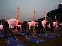 1.500 người tham gia tập Yoga tại Hàn Quốc