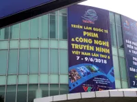 Gấp rút hoàn thiện không gian triển lãm Telefilm 2018 trước ngày khai mạc