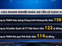 16 chủ đầu tư đã nợ tiền sử dụng đất 1.229 tỷ đồng