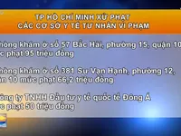 TP.HCM xử phạt h&agrave;ng loạt cơ sở y tế tư nh&acirc;n vi phạm
