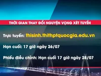 Lưu ý khi điều chỉnh nguyện vọng xét tuyển ĐH, CĐ năm 2018