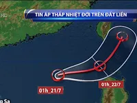 Công điện ứng phó với áp thấp nhiệt đới và mưa lớn diện rộng